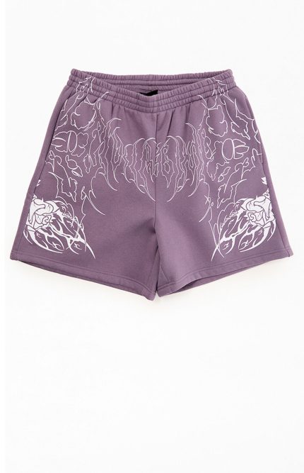 Civil Purple Thorn Of The Stem Sweat Shorts