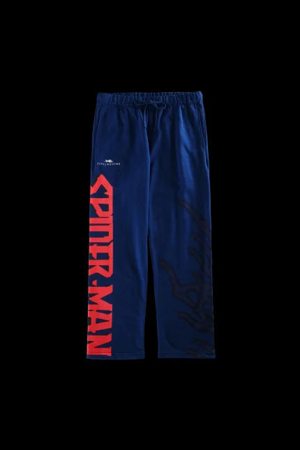 Cage Match Eternal Wide Leg Fleece Pants in Navy
