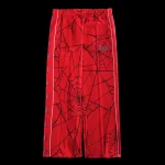 Spider Chaos Track Pants in E-Red