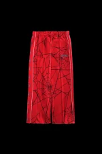 Spider Chaos Track Pants in E-Red
