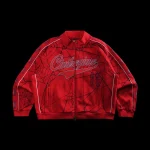 Spider Chaos Civil Track Jacket in E-Red