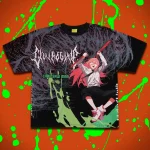 Power's Rage SBS 199X Oversized Tee in Vintage Black