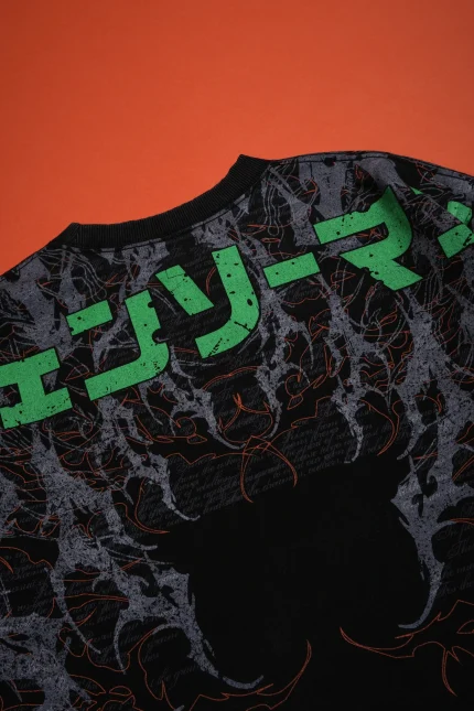 Chainsaw's Rage SBS 199X Oversized Tee in Vintage Black