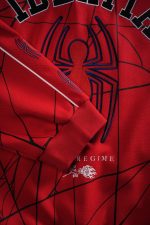 Spider Chaos Civil Track Jacket in E-Red